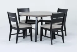 Matty 48" Round Dining Set For 4