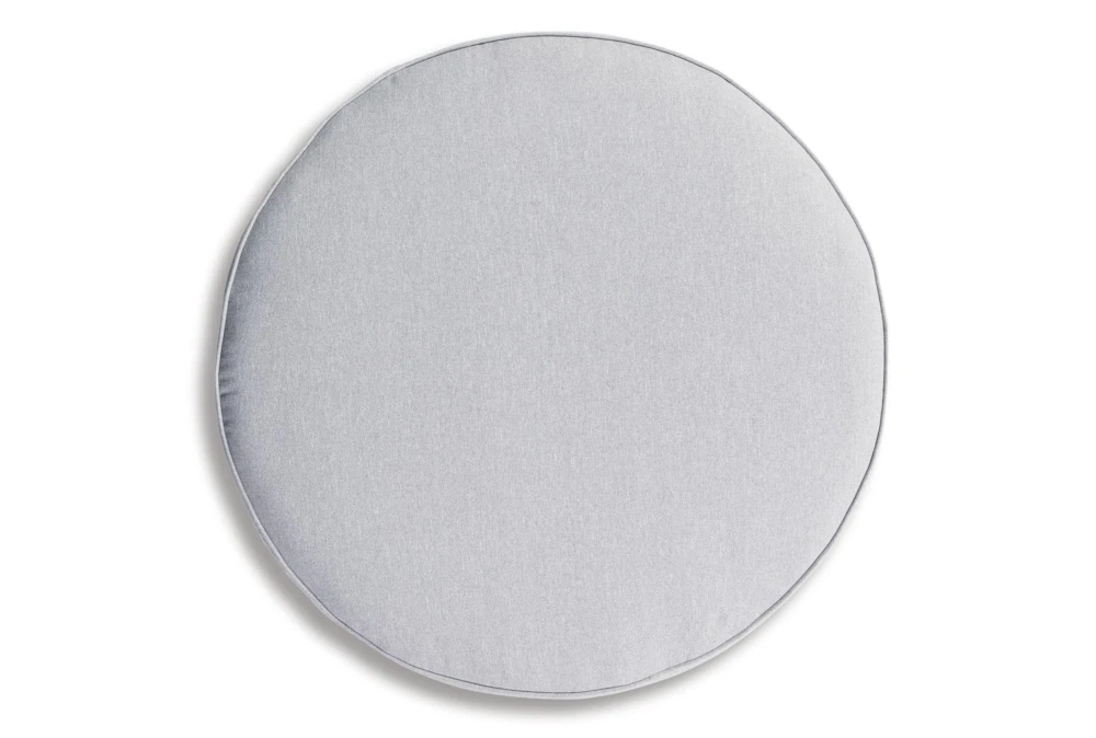 Pacific Brown Outdoor Round Ottoman - Image 2