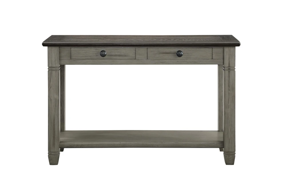 Every Two Tone Brown/Grey Console Table - Image 2