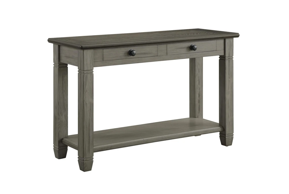 Every Two Tone Brown/Grey Console Table