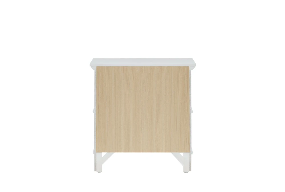 Cheyenne White 25" 2 Drawer Nightstand - Image 4