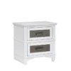 Cheyenne White 25" 2 Drawer Nightstand