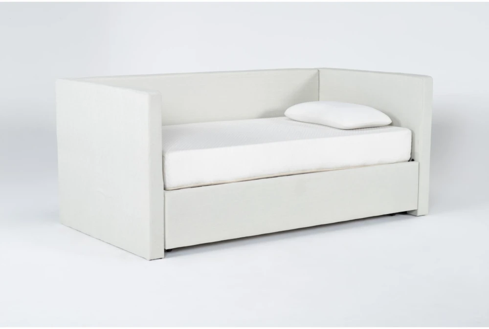 Emmerson II Sand Upholstered Full Daybed With Trundle - Image 2