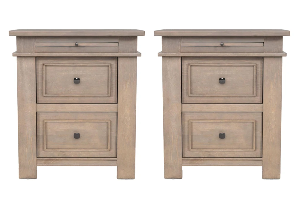 Coleman 2 Drawer Nightstand Set Of 2