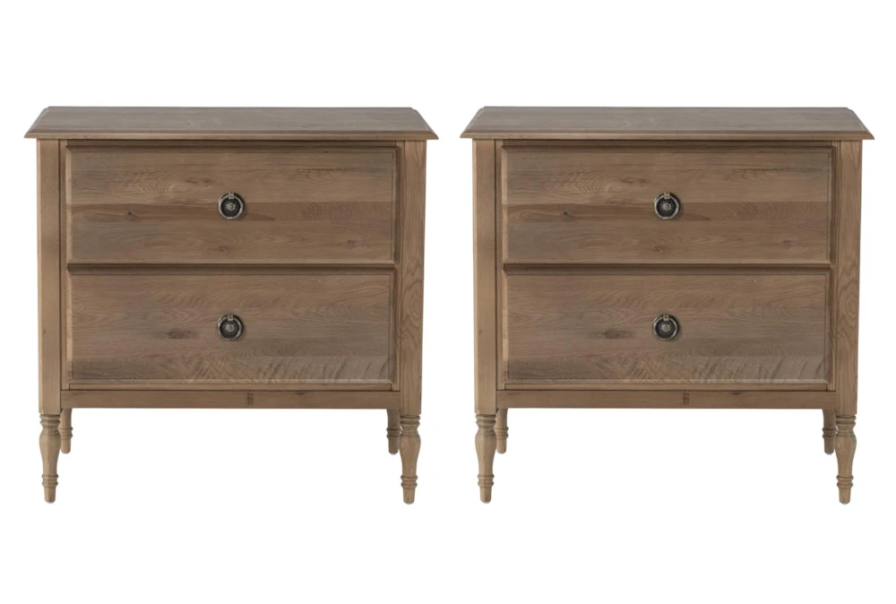 Magnolia Home Hartley 2 Drawer Nightstand By Joanna Gaines Set Of 2