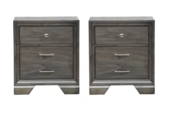 Malloy 2 Drawer Nightstand Set Of 2