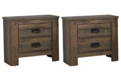 Westley 2 Drawer Nighstand Set Of 2