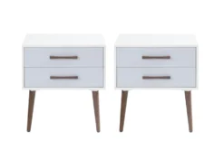 James White 2 Drawer Nightstand Set Of 2