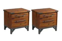 Lancashire 2 Drawer Nightstand Set Of 2