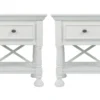 Caitlin White 1 Drawer Nightstand Set Of 2