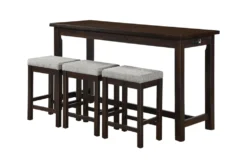 Stacy Brown 67" Counter Set For 3