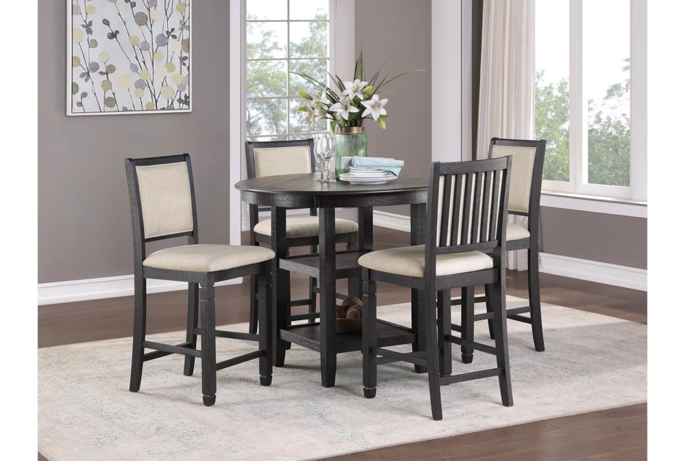 Taylor Brown/Black Counter Stool Set Of 2 - Image 6