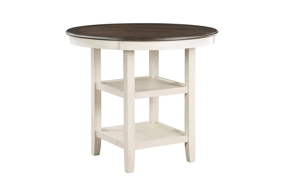 Taylor Brown/White 42" Counter Table