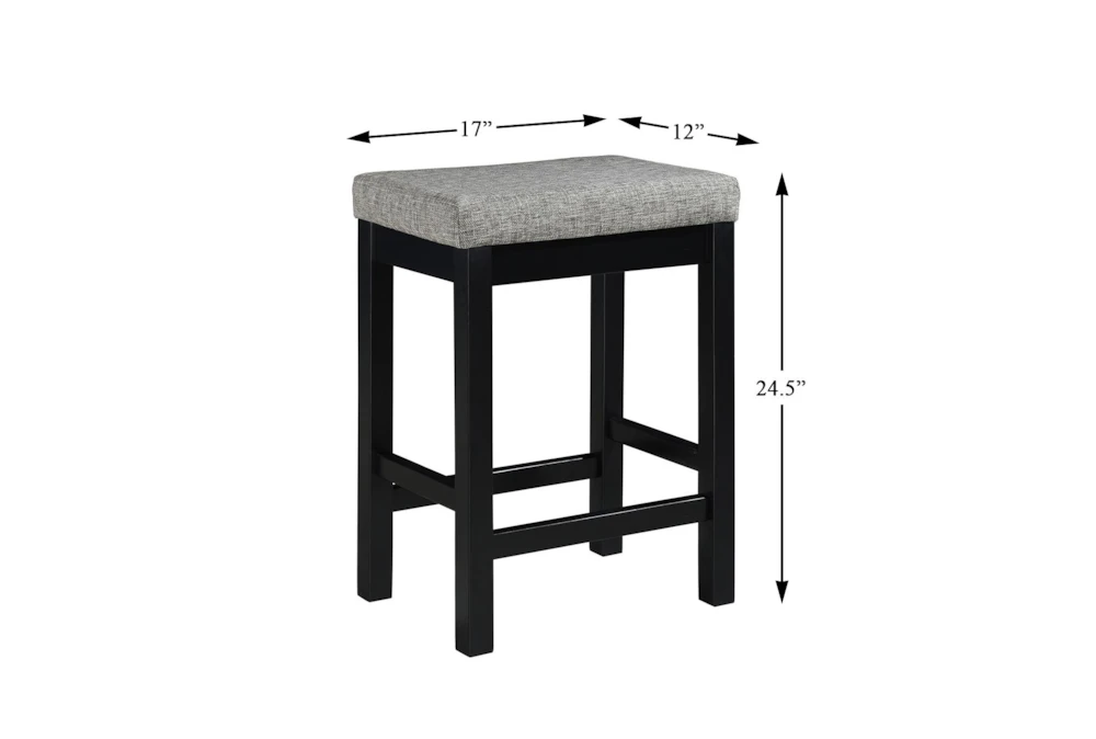 Stacy Black 67" Counter Set For 4 - Image 9