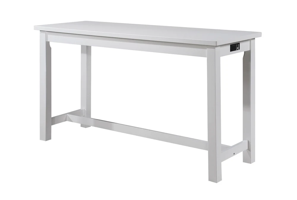 Stacy White 67" Counter Set For 3 - Image 4