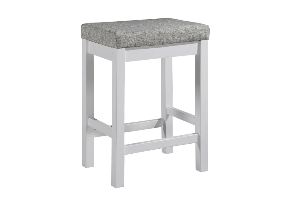 Stacy White 67" Counter Set For 3 - Image 5