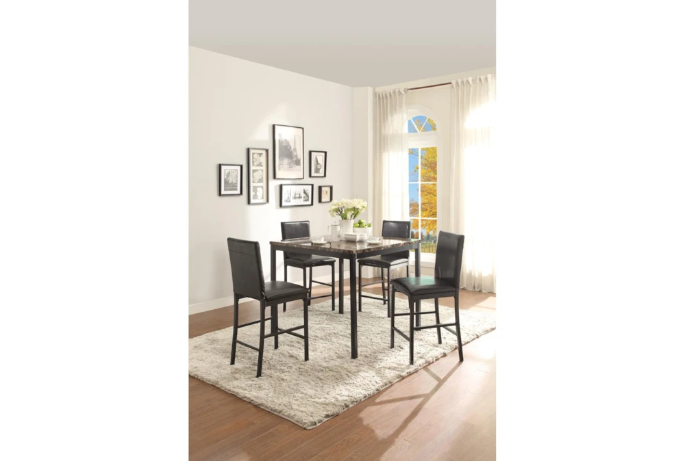 Bianca Brown 40" Counter Table - Image 6