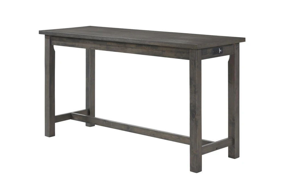 Stacy Grey 67" Counter Set For 3 - Image 4