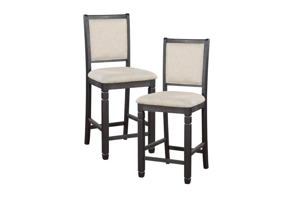 Taylor Brown/Black Counter Set For 4 - Image 4