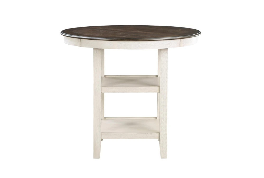 Taylor Brown/White 42" Counter Set For 4 - Image 2