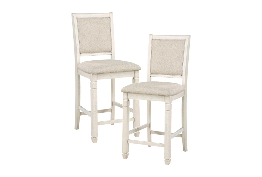 Taylor Brown/White 42" Counter Set For 4 - Image 5