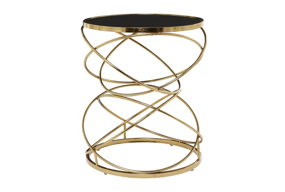 Black Marble Accent Table - Image 4
