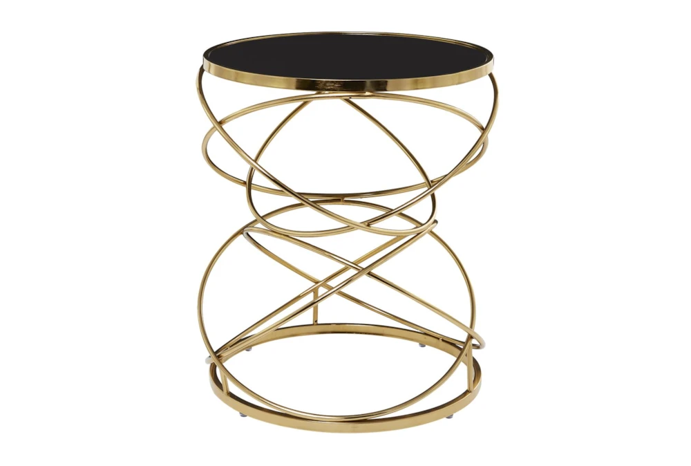 Black Marble Accent Table - Image 3
