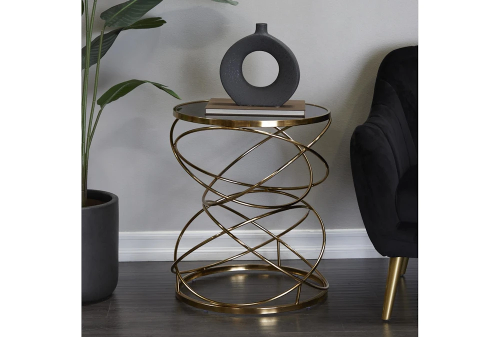 Black Marble Accent Table - Image 5