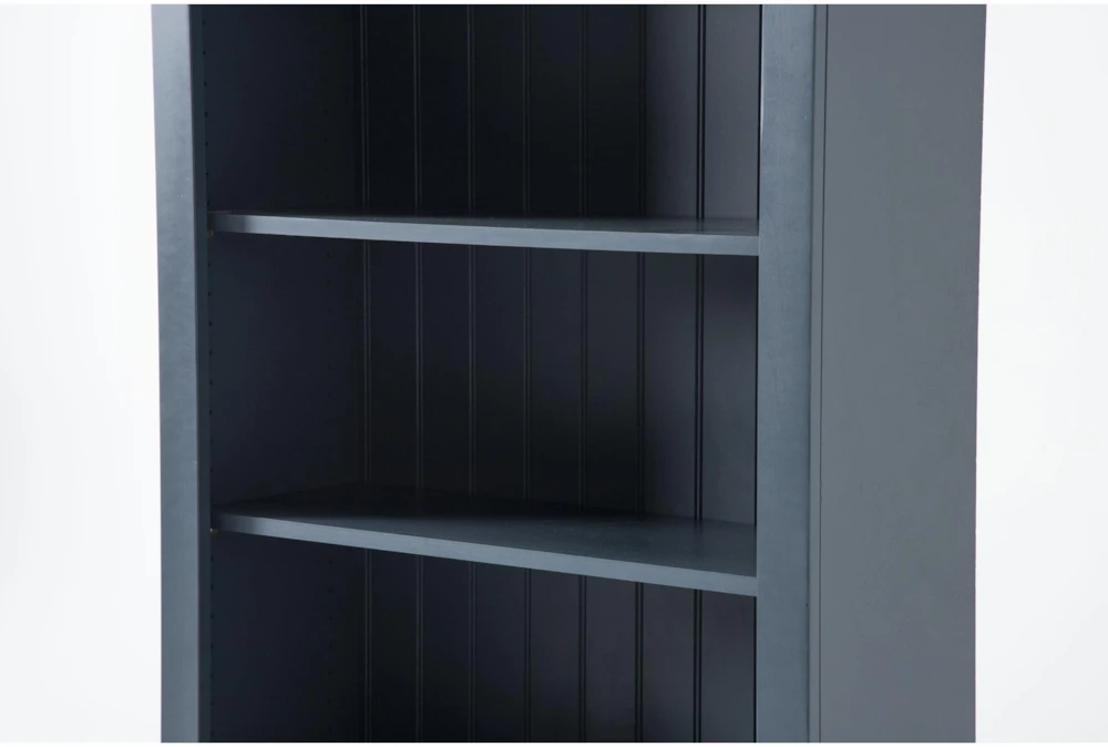 Westlawn 72" Blue Bookcase With Doors - Image 4