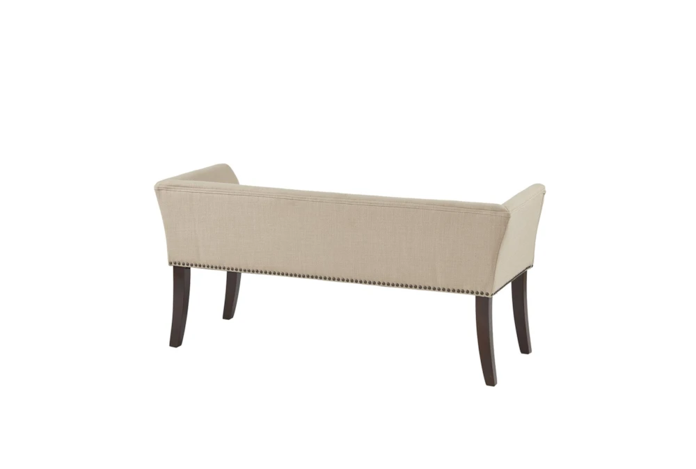 50" Nessa Cream Accent Bench - Image 8