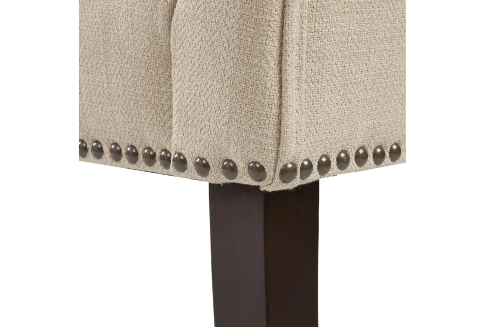 50" Nessa Cream Accent Bench - Image 4