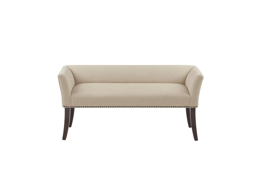 50" Nessa Cream Accent Bench - Image 2