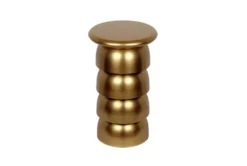 Round Modern Gold Side Table