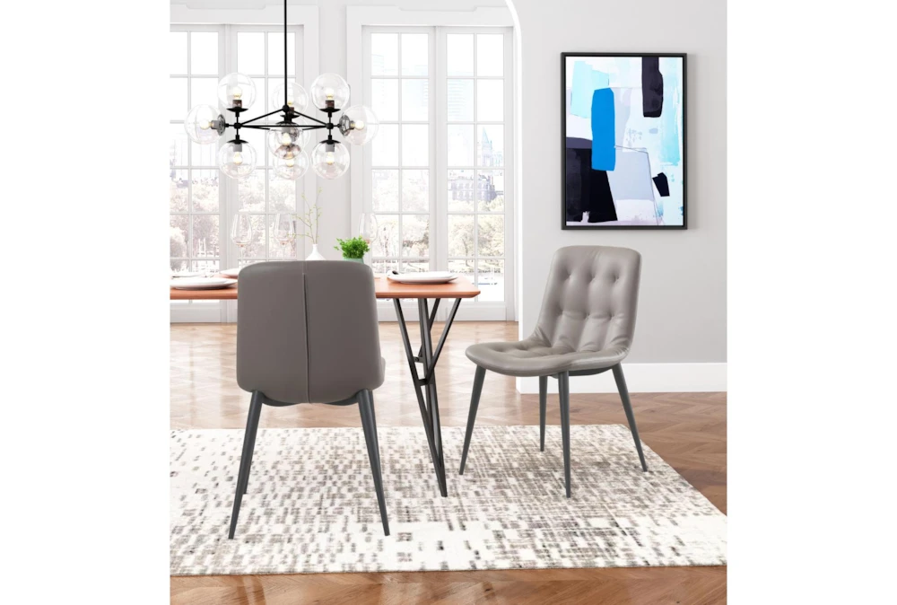 Tania Taupe Dining Chair Set Of 2 - Image 2