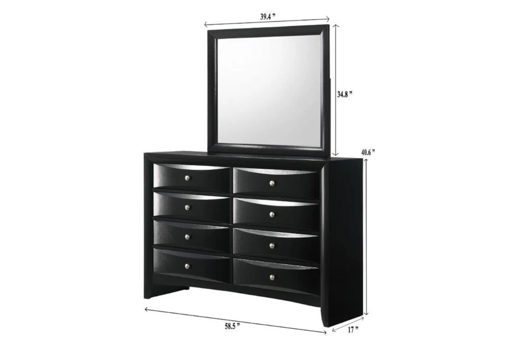 Faron Black Dresser/Mirror - Image 2