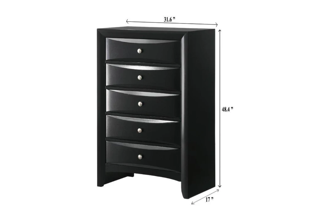Faron Black Chest Of Drawers - Image 2