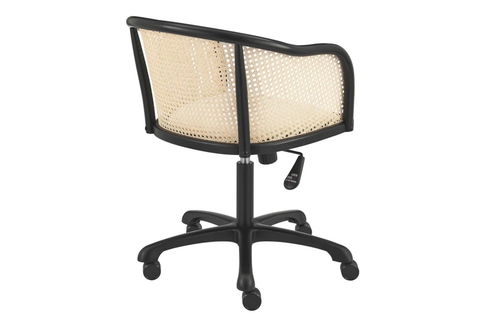 Hedda Office Chair With Beige Velvet Seat - Image 4