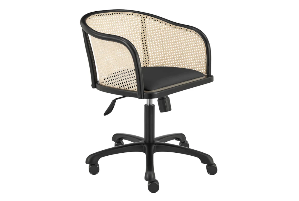 Hedda Office Chair With Black Velvet Seat - Image 2