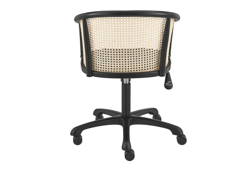 Hedda Office Chair With Black Velvet Seat - Image 5