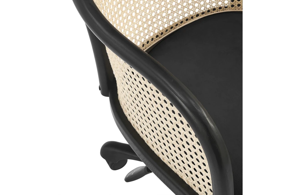 Hedda Office Chair With Black Velvet Seat - Image 7