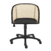 Hedda Office Chair With Black Velvet Seat