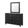 Cady Black Dresser/Mirror
