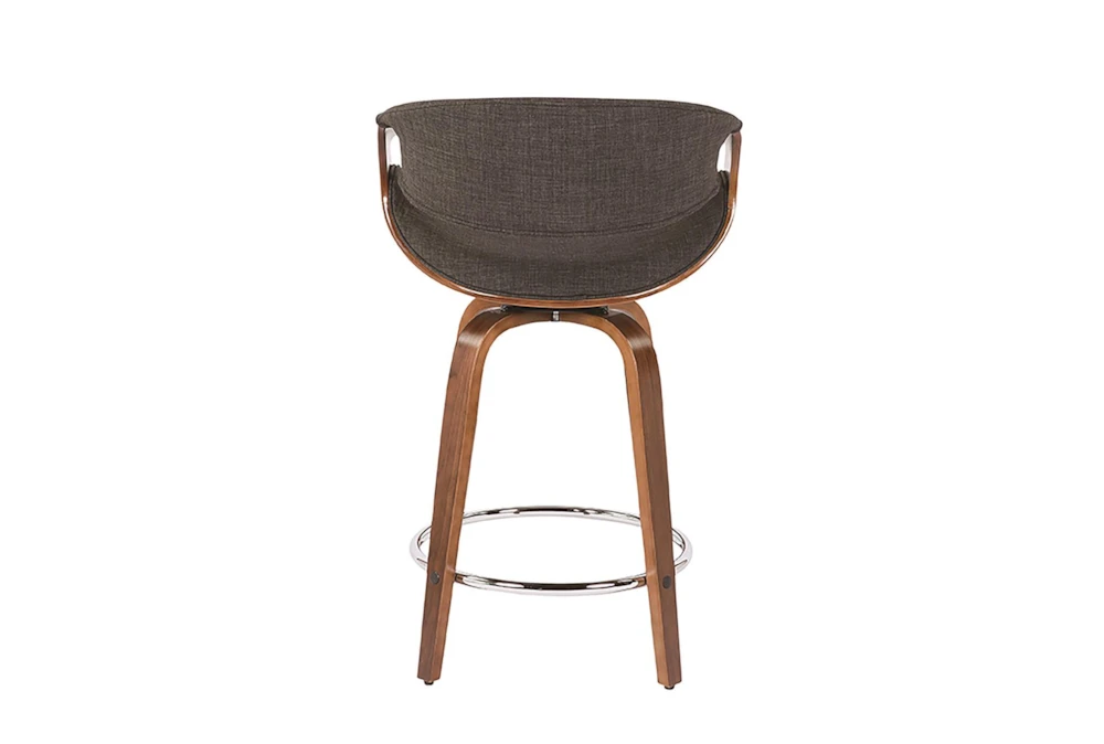 Curve Charcoal Counter Stool Set Of 2 - Image 8