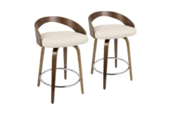 Gregg Cream Counter Stool Set Of 2