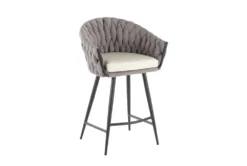 Braiden Cream And Grey Counter Stool
