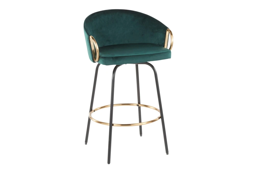 Clarity Emerald Counter Stool Set Of 2 - Image 2