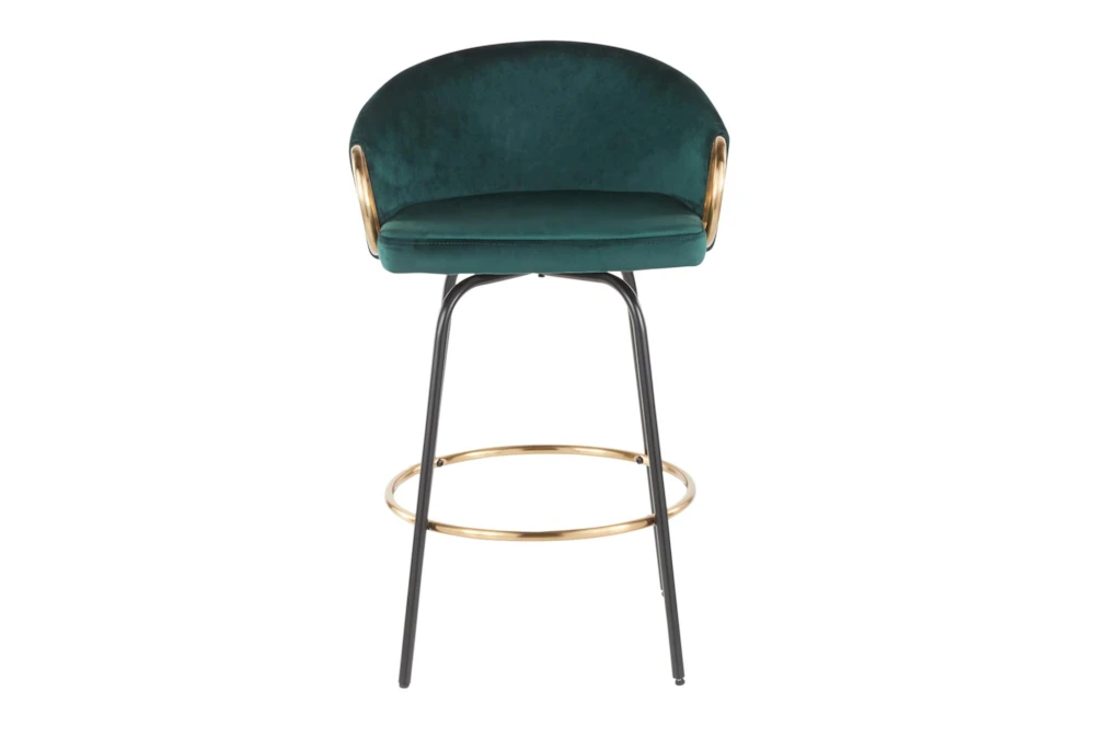 Clarity Emerald Counter Stool Set Of 2 - Image 3
