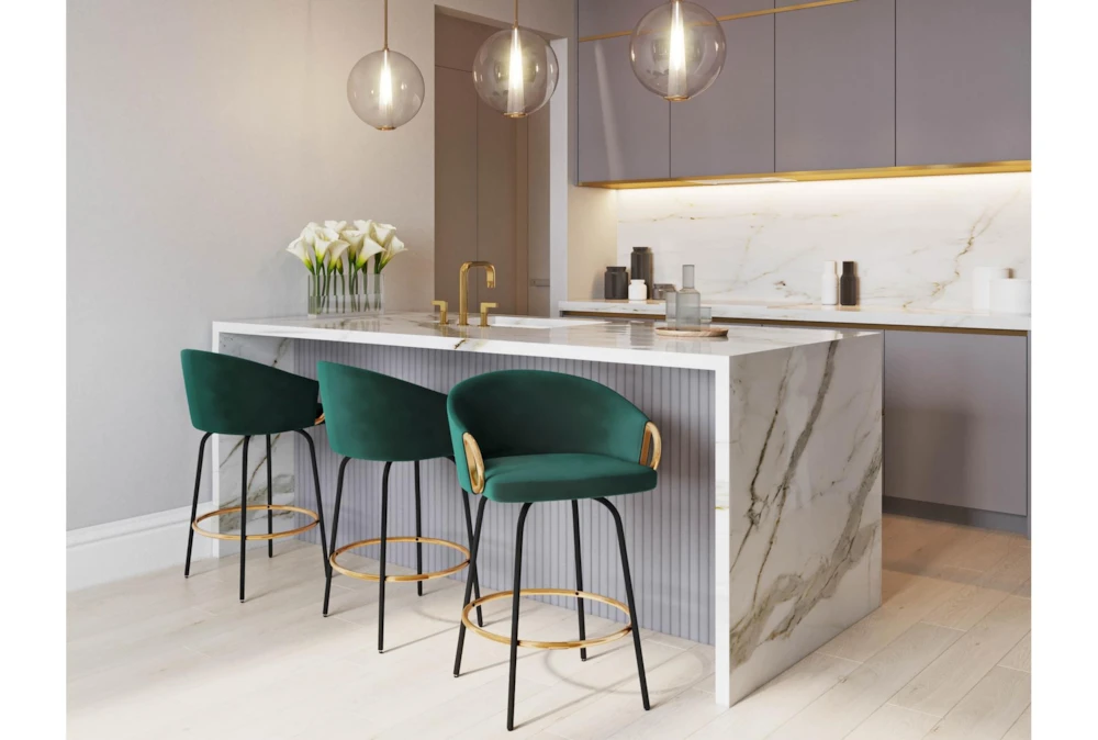 Clarity Emerald Counter Stool Set Of 2 - Image 10