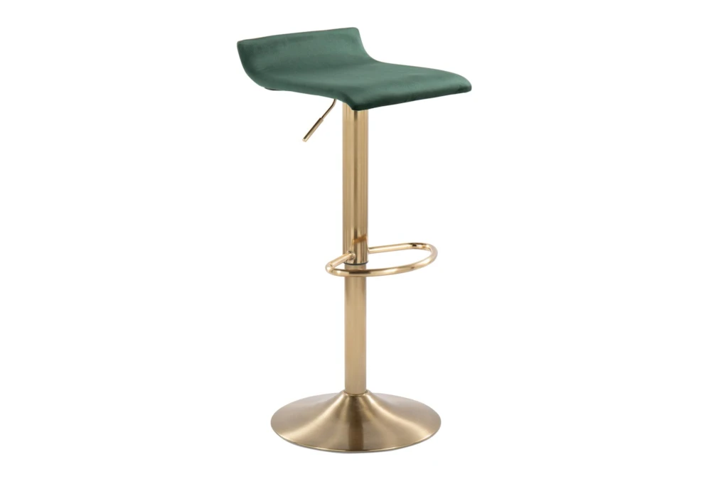 Allie Green Adjustable Height Barstool Set Of 2 - Image 2