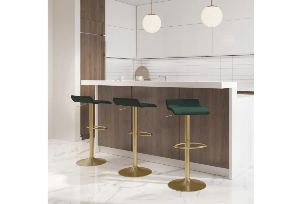 Allie Green Adjustable Height Barstool Set Of 2 - Image 10